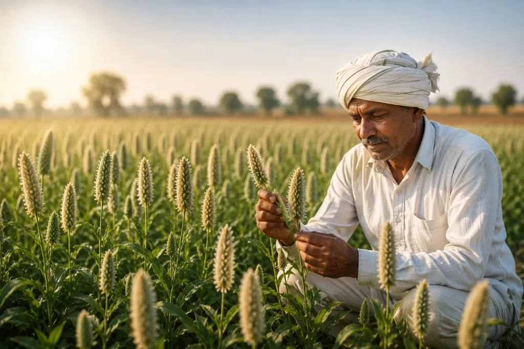 Psyllium Husk Cultivation field and high purity crop in India
